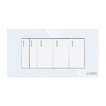 Intrerupator Mecanic 5 Posturi LUXION cu Rama din Sticla, Standard Italian, 4M - imagine 2