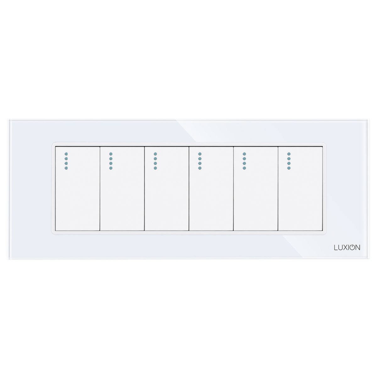 Intrerupator Mecanic 6 Posturi LUXION cu Rama din Sticla, Standard Italian, 6M - imagine 2