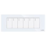 Intrerupator Mecanic 6 Posturi LUXION cu Rama din Sticla, Standard Italian, 6M - imagine 2