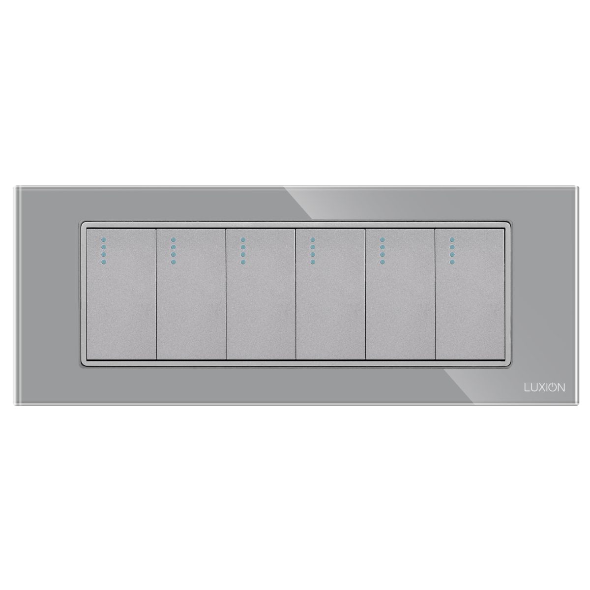 Intrerupator Mecanic 6 Posturi LUXION cu Rama din Sticla, Standard Italian, 6M - imagine 2