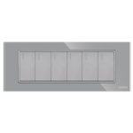Intrerupator Mecanic 6 Posturi LUXION cu Rama din Sticla, Standard Italian, 6M - imagine 2
