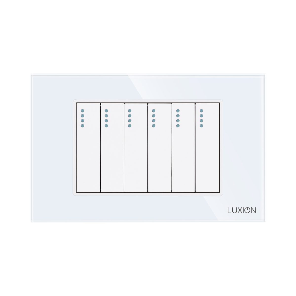 Intrerupator Mecanic 6 Posturi LUXION cu Rama din Sticla, Standard Italian, 3M - imagine 2