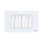 Intrerupator Mecanic 6 Posturi LUXION cu Rama din Sticla, Standard Italian, 3M - imagine 2