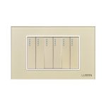 Intrerupator Mecanic 6 Posturi LUXION cu Rama din Sticla, Standard Italian, 3M - imagine 2