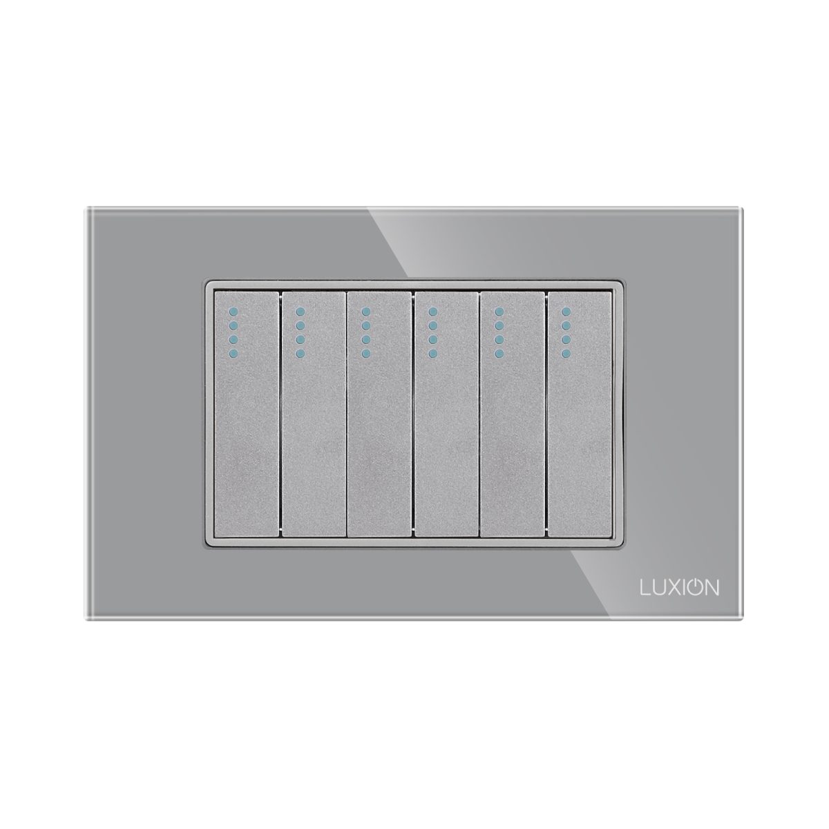 Intrerupator Mecanic 6 Posturi LUXION cu Rama din Sticla, Standard Italian, 3M - imagine 2