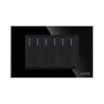 Intrerupator Mecanic 6 Posturi LUXION cu Rama din Sticla, Standard Italian, 3M - imagine 2