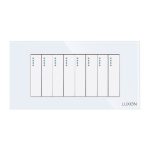 Intrerupator Mecanic 8 Posturi LUXION cu Rama din Sticla, Standard Italian, 4M - imagine 2