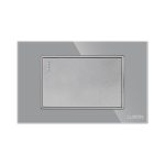 Intrerupator Simplu Mecanic LUXION cu Rama din Sticla, Standard Italian, 3M - imagine 2