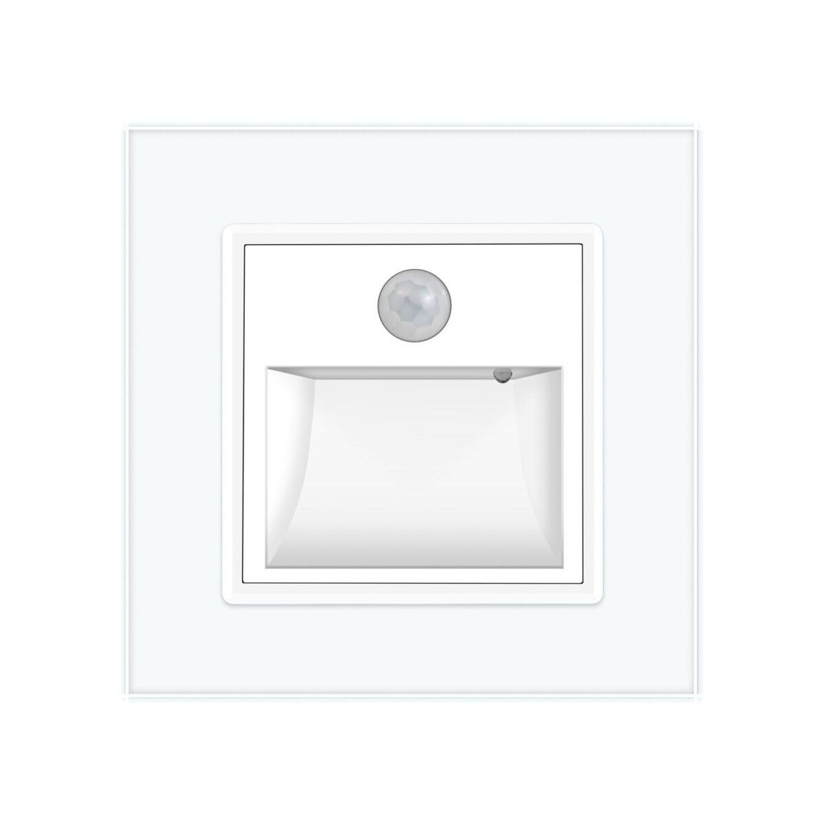 Lampa de veghe LED Livolo cu rama din sticla, Senzor miscare incorporat - imagine 2