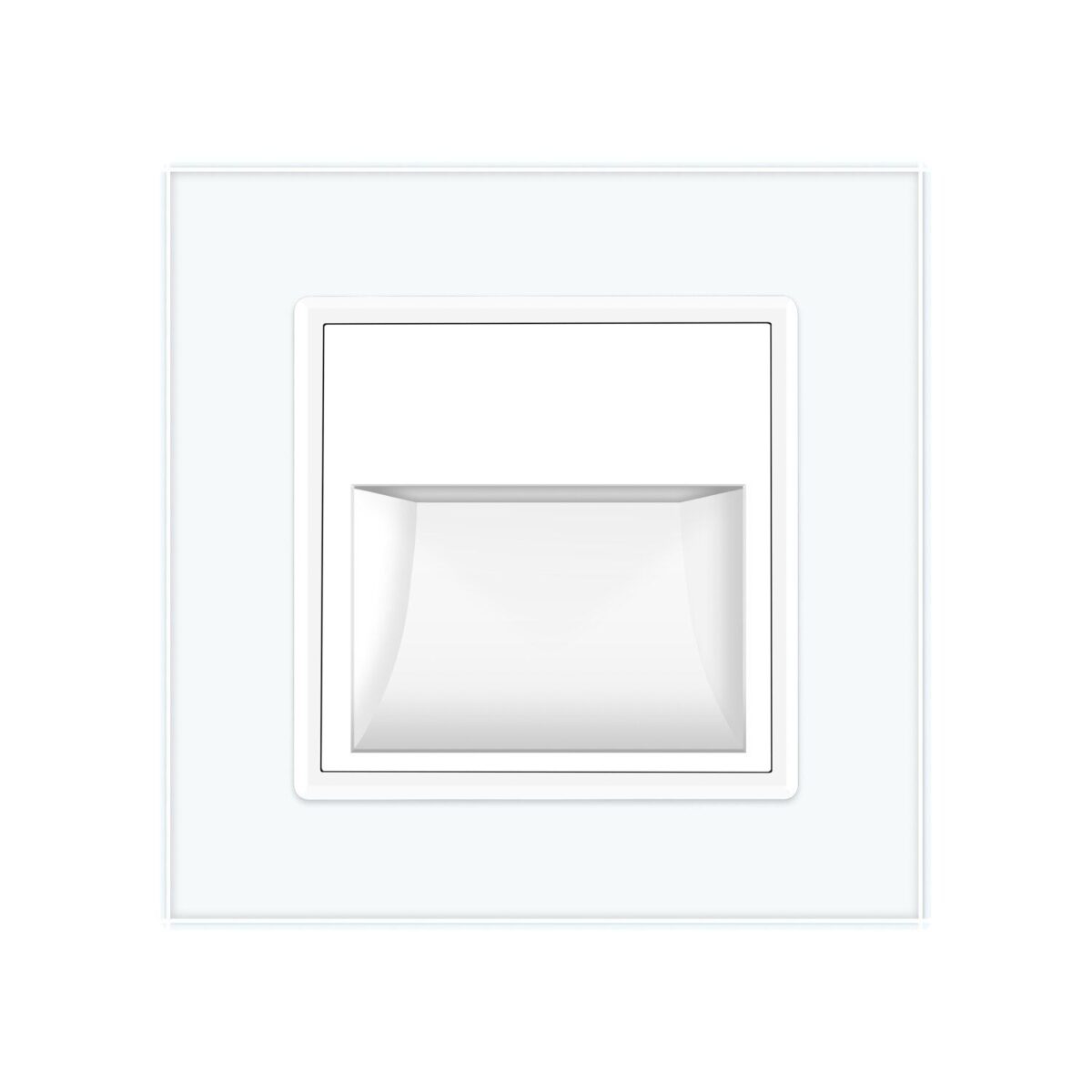 Lampa de veghe LED Livolo cu rama din sticla - imagine 2