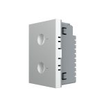 Modul intrerupator dublu cap scara / cap cruce cu touch Livolo standard Italian, Serie noua - imagine 2