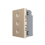 Modul intrerupator triplu cap scara / cap cruce cu touch Livolo standard Italian, Serie noua - imagine 2