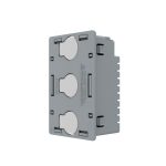 Modul intrerupator triplu cap scara / cruce cu touch Livolo standard Italian - imagine 2