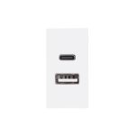 Modul Priza USB A+C 1M LUXION, Standard Italian - imagine 2