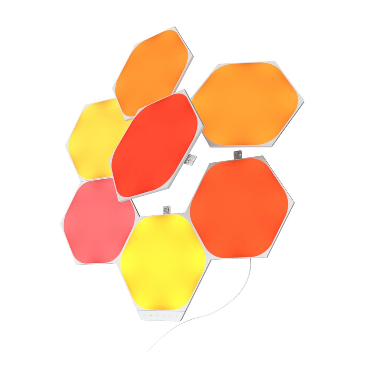Kit extensie 3 panouri pentru Nanoleaf Shapes Hexagons, 300 Lumeni, LED, 230 V - imagine 2