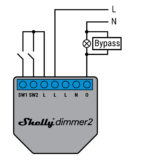 Bypass Shelly, Compatibil cu Shelly 1L & Dimmer 2 - imagine 3