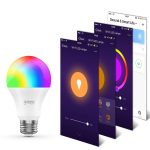 Bec inteligent LED Gosund Nite Bird WB4, Iluminare RGB, Soclu E27, 800 Lumeni, Control aplicatie - imagine 2