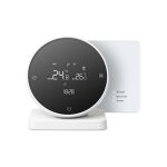 Termostat pentru centrala pe gaz BeOk BOT-R7-X-WIFI, Aplicatie, Programare, Incarcare USB, Baterii - imagine 2