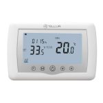 Termostat inteligent pentru centrala pe gaz Tellur, Wi-Fi, LCD 3.7 inch, Control aplicatie - imagine 2