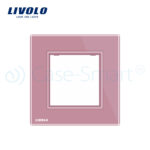 Rama priza simpla Livolo din sticla - imagine 3