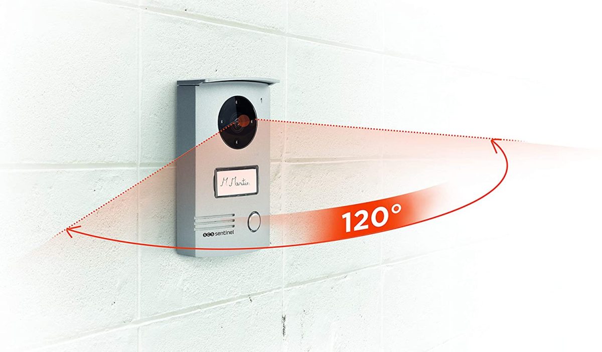 Videointerfon cu fir SCS Sentinel VISIODOOR 4.3+, Ecran tactil de 4.3 inch, Monitorizare video cu unghi de 120° - imagine 3