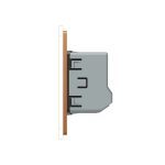 Intrerupator Simplu cu Variator si Touch LIVOLO din Sticla - Protocol ZigBee EC - imagine 3