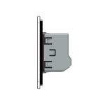 Intrerupator Simplu cu Variator si Touch LIVOLO din Sticla - Protocol ZigBee EC - imagine 3