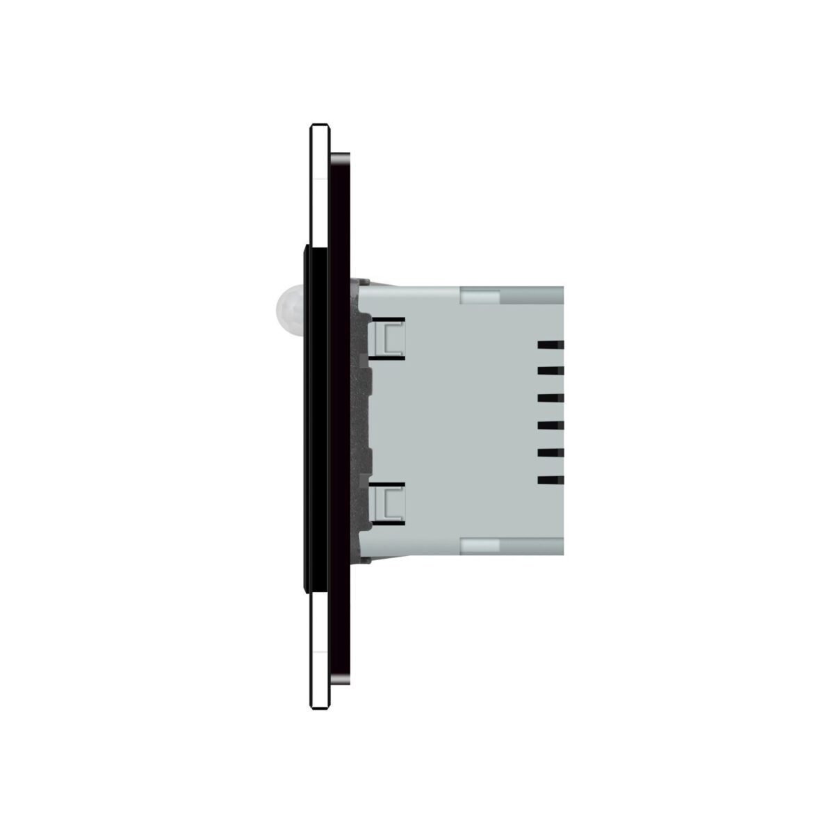 Lampa de veghe LED Livolo cu rama din sticla, Senzor miscare incorporat - imagine 3