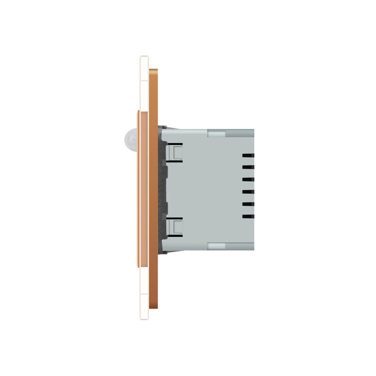 Lampa de veghe LED Livolo cu rama din sticla, Senzor miscare incorporat - imagine 3