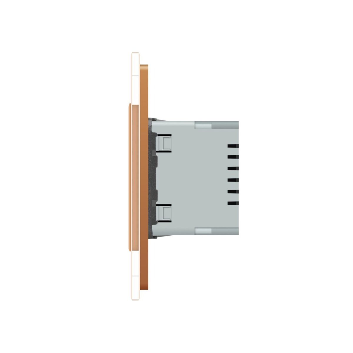 Lampa de veghe LED Livolo cu rama din sticla - imagine 3