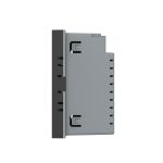 Modul intrerupator cvadruplu cap scara / cap cruce wireless cu touch Livolo standard Italian, Serie noua - imagine 3