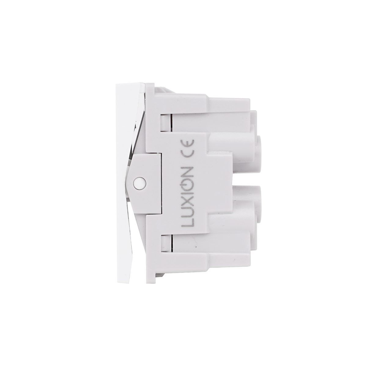 Modul Intrerupator Dublu Mecanic 2M / 1M LUXION, Standard Italian - imagine 3