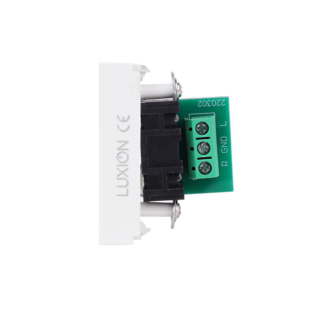 Modul Priza Audio 1M LUXION, Standard Italian - imagine 3