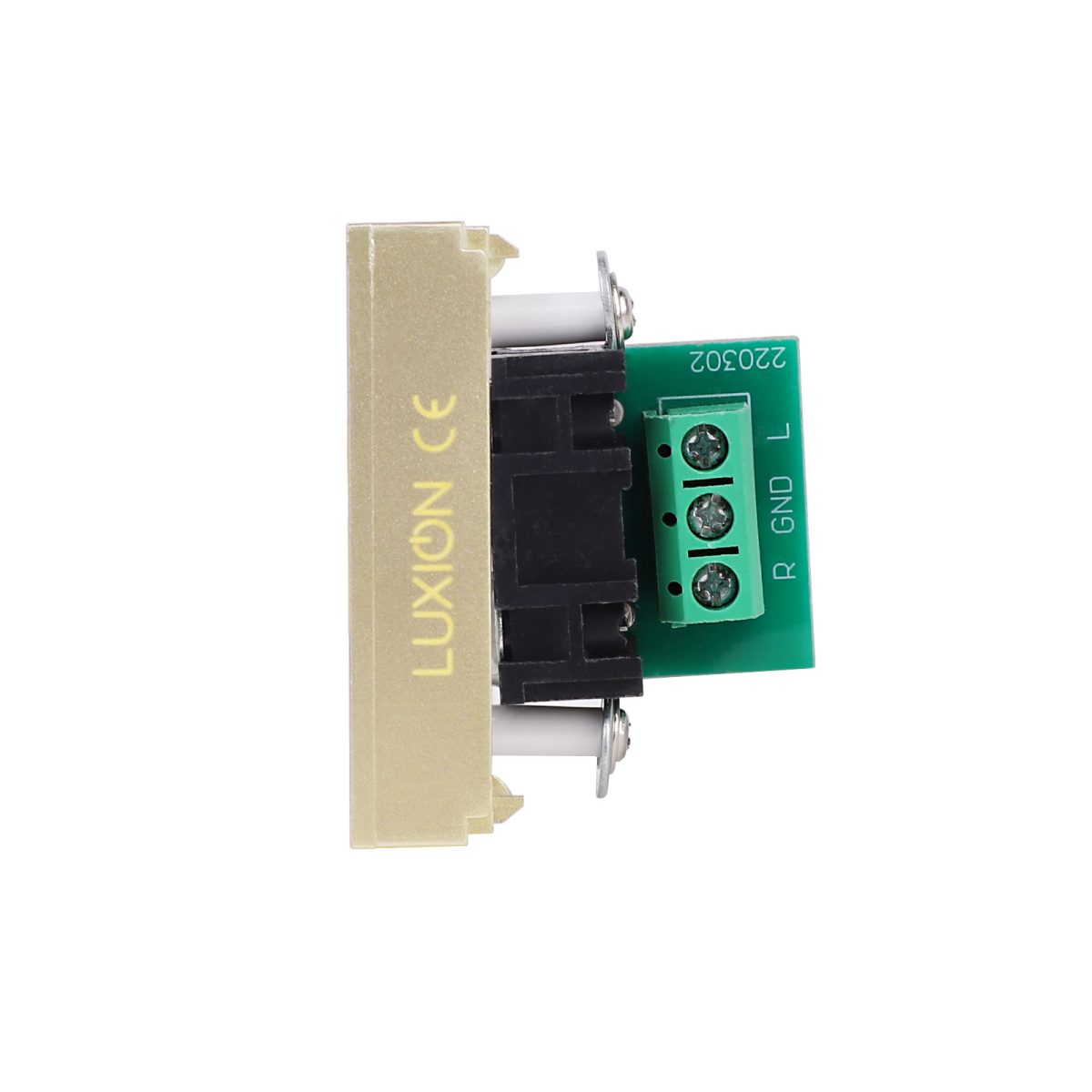 Modul Priza Audio 1M LUXION, Standard Italian - imagine 3