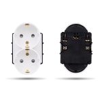 Modul Priza Dubla LUXION Pentru Doza Simpla - imagine 3