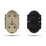 Modul Priza Dubla LUXION Pentru Doza Simpla - imagine 3