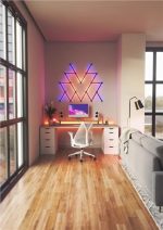 Kit Nanoleaf Lines Skin, Matte Black, 9 Bucati - imagine 3