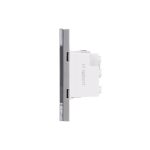 Priza Schuko + Universala Italiana cu Rama din Sticla LUXION, Standard Italian, 3M - imagine 3