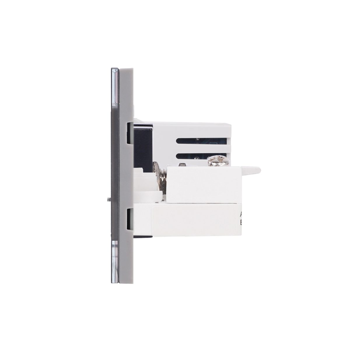 Priza Ingusta + Dubla USB + TV + Internet cu Rama Din Sticla LUXION, Standard Italian, 4M - imagine 3