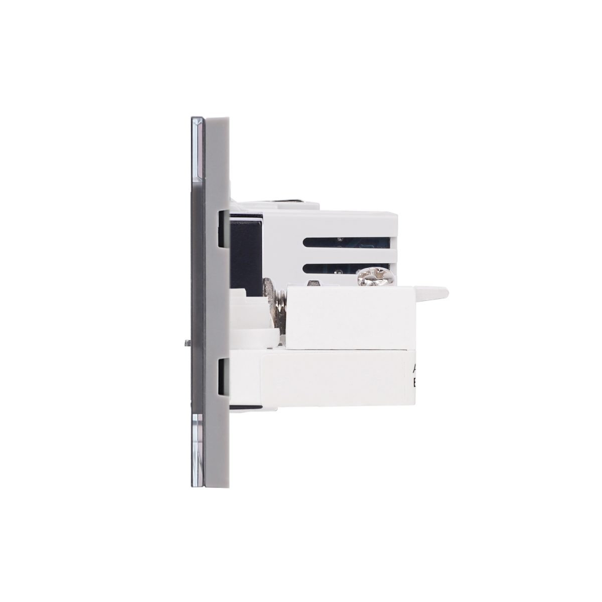 Priza Schuko + Ingusta + Dubla USB + TV + Internet cu Rama Din Sticla LUXION, Standard Italian, 6M - imagine 3