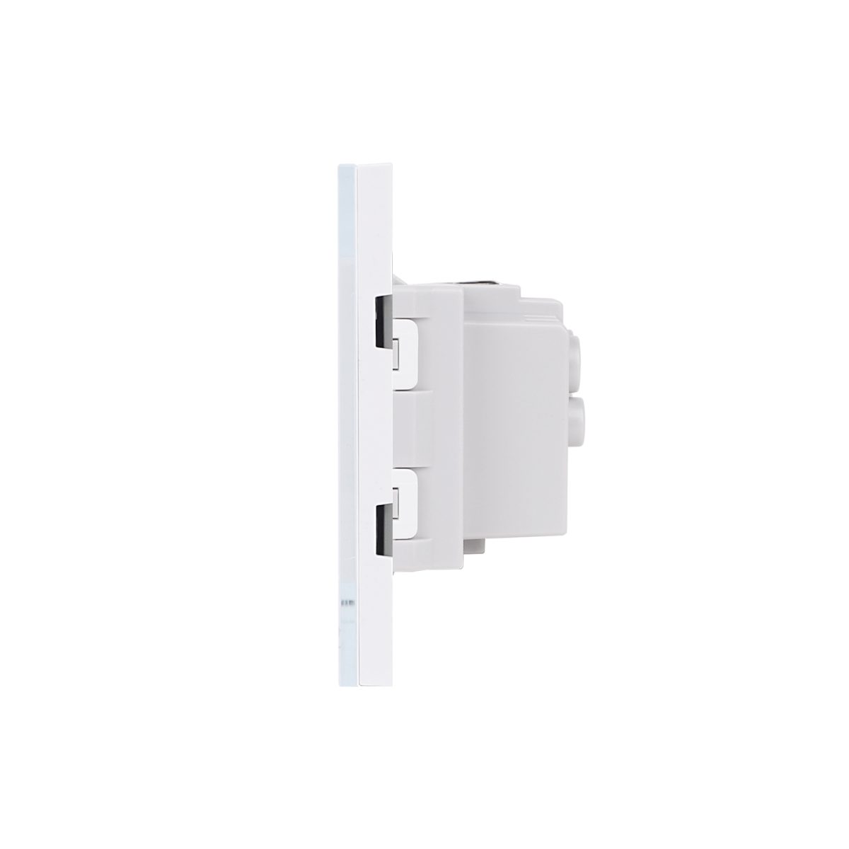 Priza Tripla cu Rama din Sticla LUXION, Standard Italian, 6M - imagine 3