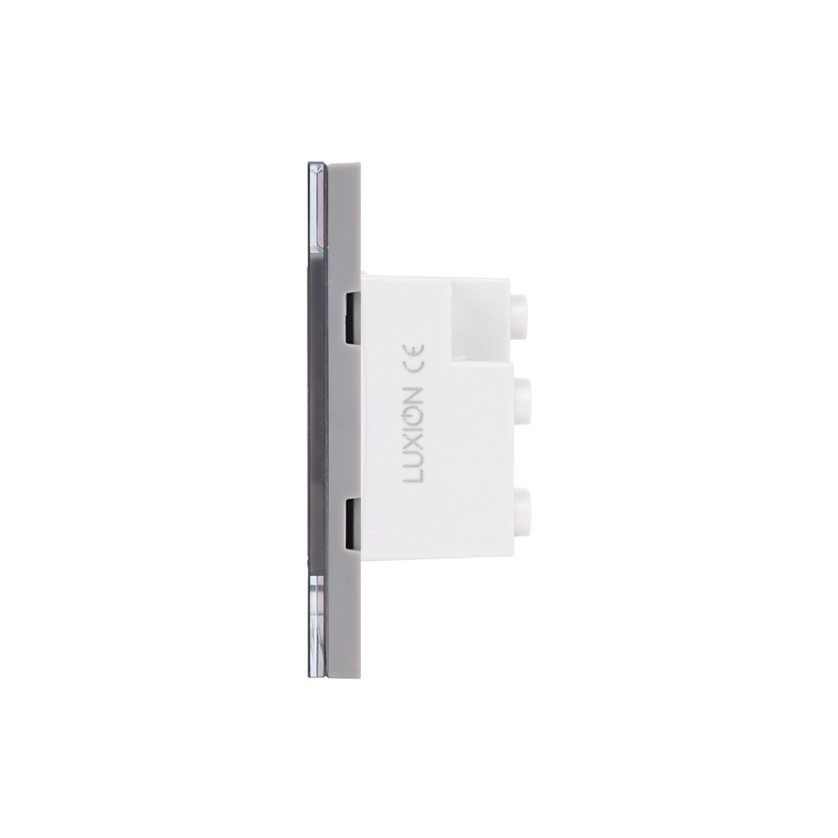 Priza Tripla cu Rama din Sticla LUXION, Standard Italian, 3M - imagine 3