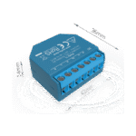 Releu inteligent pentru automatizari Shelly 1L, Wi-Fi, 20 W, Control aplicatie, Compatibil cu Amazon Alexa & Google Assistant - imagine 3