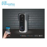 Sonerie inteligenta wireless cu monitorizare video Homeflow D-3001, Comunicare bidirectionala, Detectie miscare, Notificari, Modul sonerie interior inclus - Resigilat - imagine 4