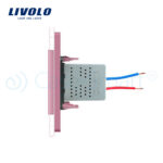 Priza USB Livolo cu rama din sticla - imagine 3