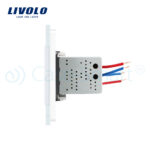 Priza dubla USB Livolo cu rama din sticla - imagine 3