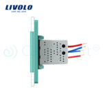 Priza dubla USB Livolo cu rama din sticla - imagine 3