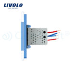 Priza dubla USB Livolo cu rama din sticla - imagine 3