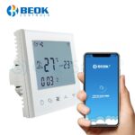 Termostat cu fir pentru aer conditionat BeOk TDS21WIFI-AC2, Control de pe telefonul mobil, Compatibil cu sisteme HVAC - imagine 4