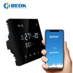 Termostat cu fir pentru aer conditionat BeOk TGT70WIFI-AC2, Aplicatia mobila Smart Life, Compatibil cu sisteme HVAC - imagine 4